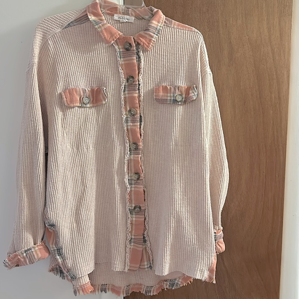 Oli & Hali Pink Button Down Shirt